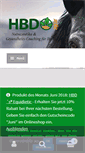 Mobile Screenshot of hbd-agrar.de