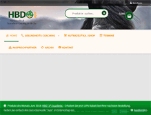 Tablet Screenshot of hbd-agrar.de